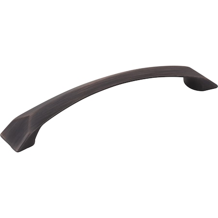 Jeffrey Alexander 128 mm Center-to-Center Brushed Oil Rubbed Bronze Pyramid Cairo Cabinet Pull 595-128DBAC